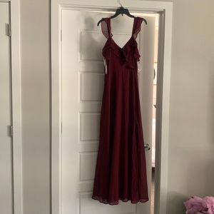 Brand new Maroon Wedding Guest Dress. Size M and never worn!